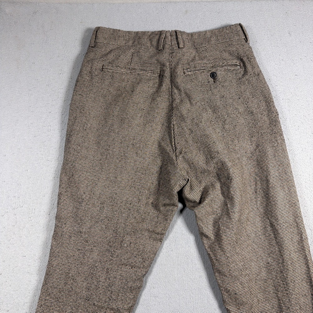 Todd Snyder Men's Corduroy Pants in Light Brown Herringbone - Picture 9 of 11